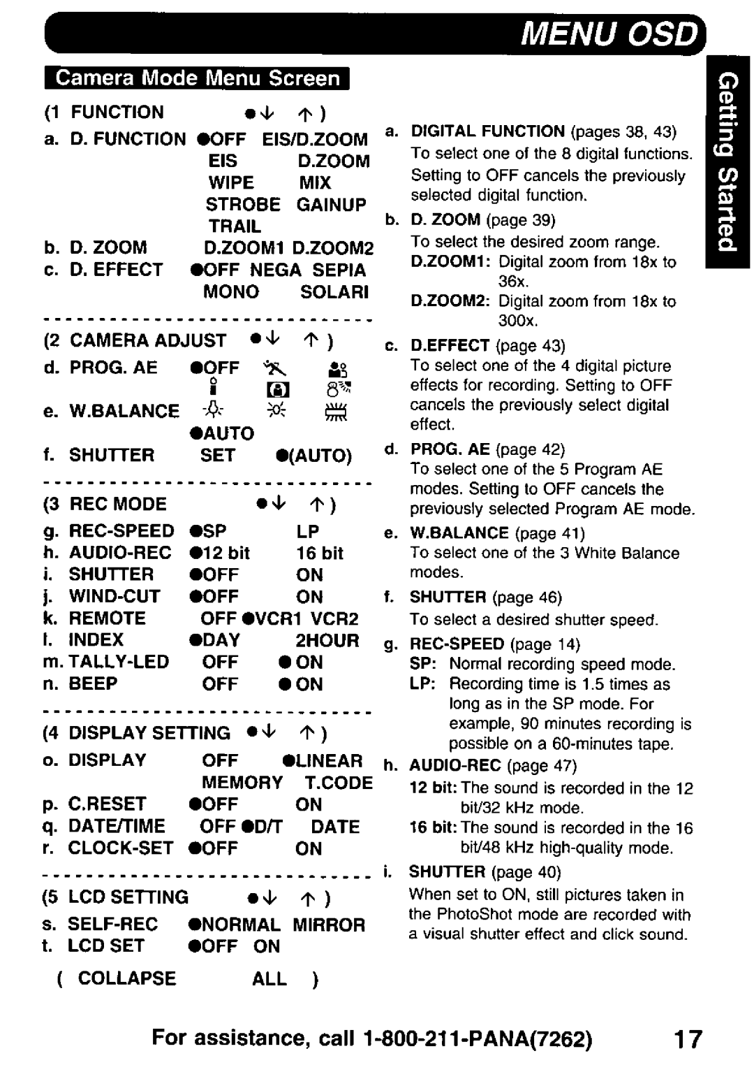 Panasonic PV-DV900 manual 