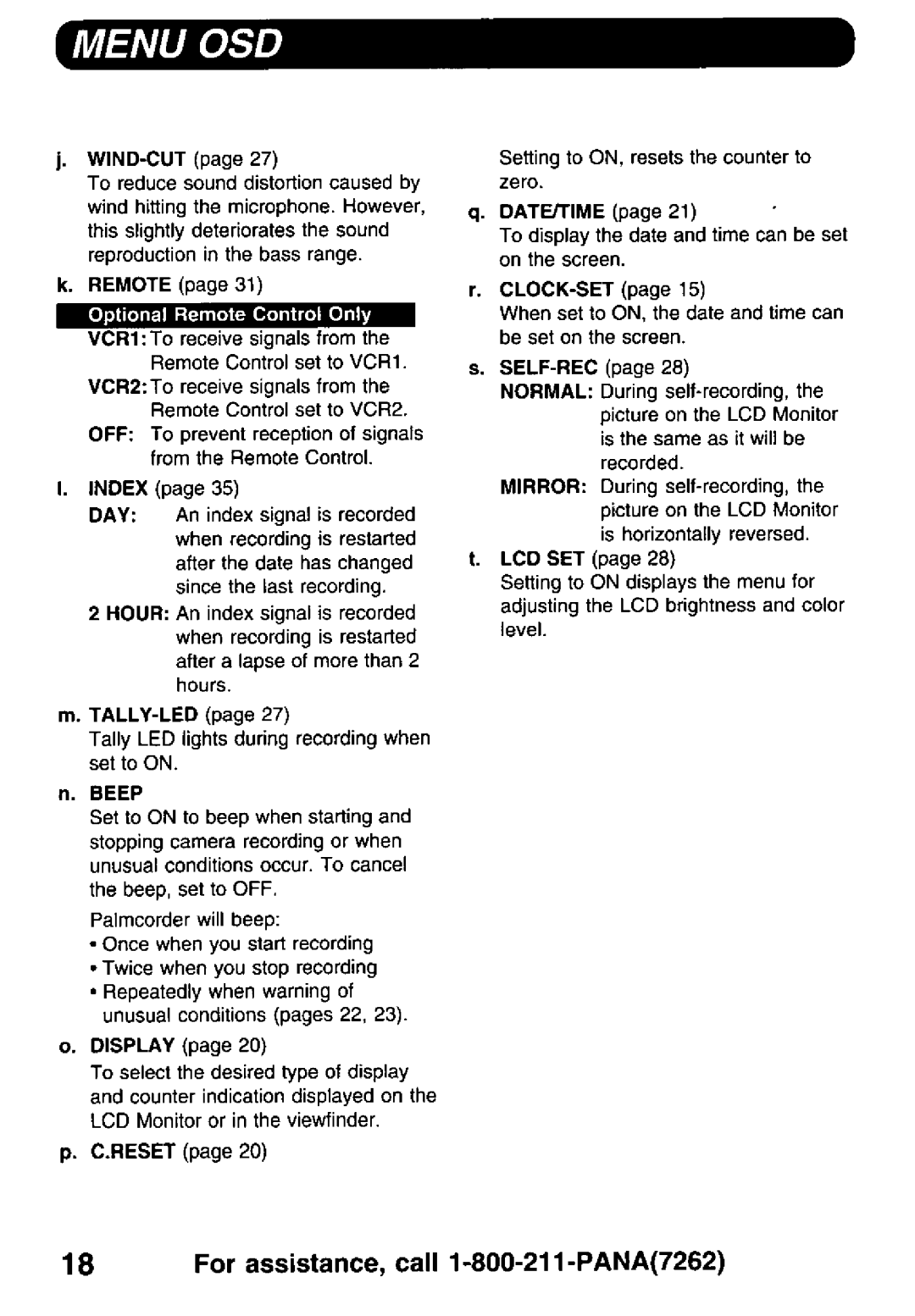 Panasonic PV-DV900 manual 