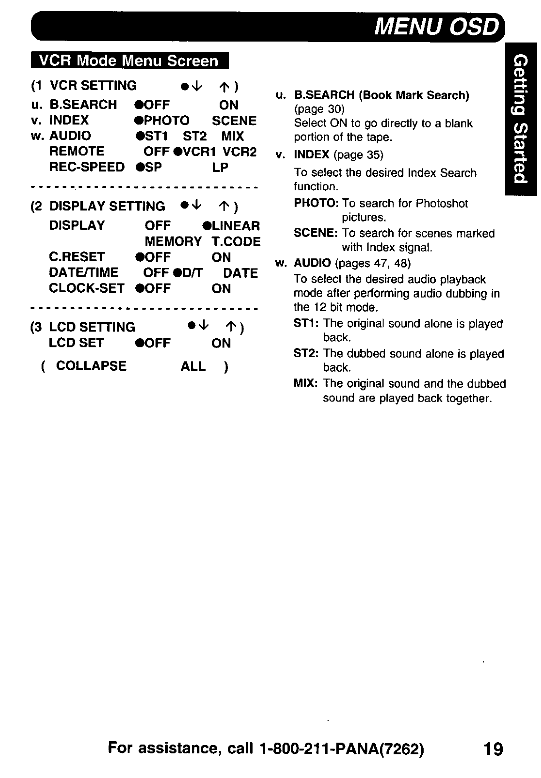 Panasonic PV-DV900 manual 