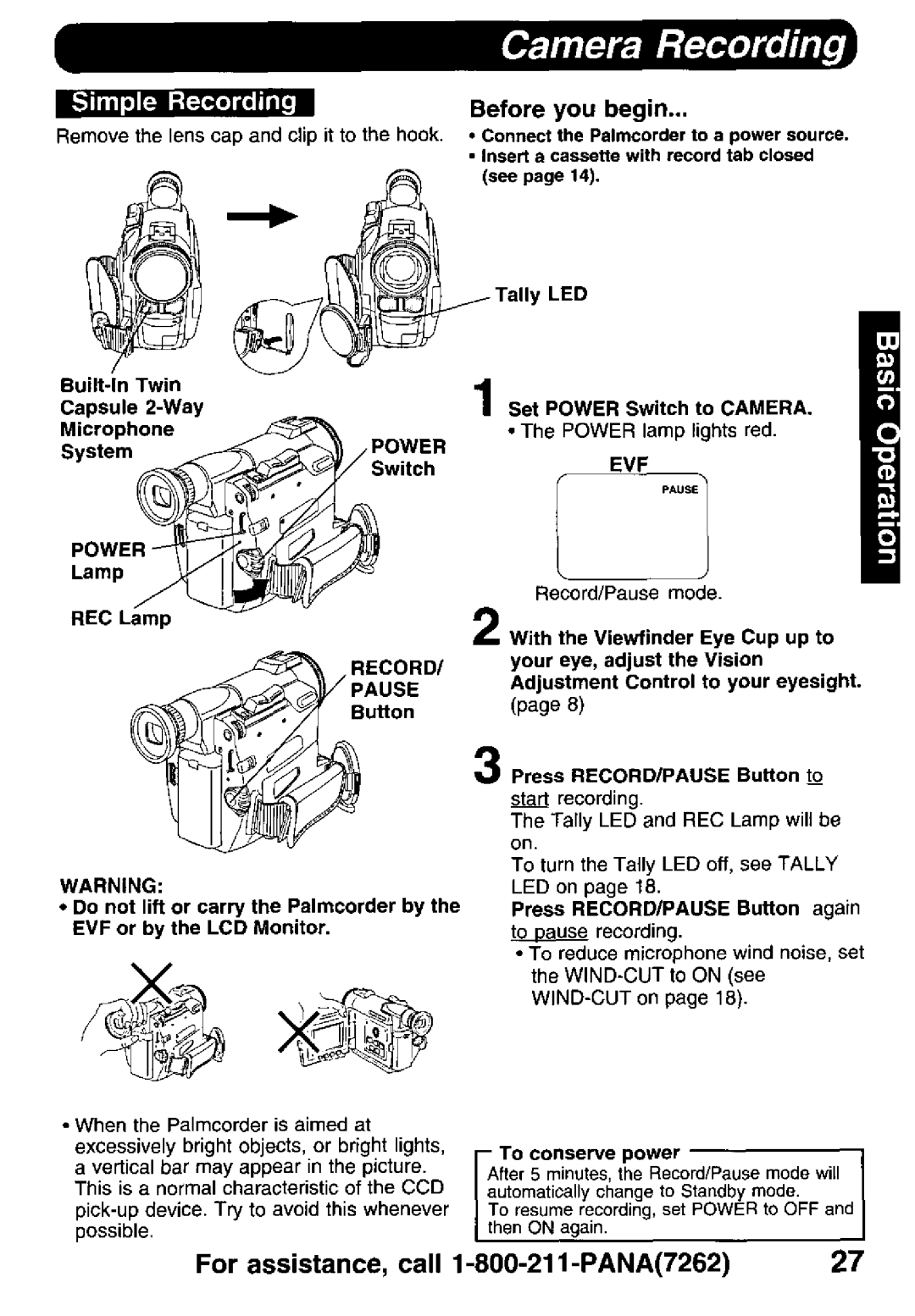 Panasonic PV-DV900 manual 