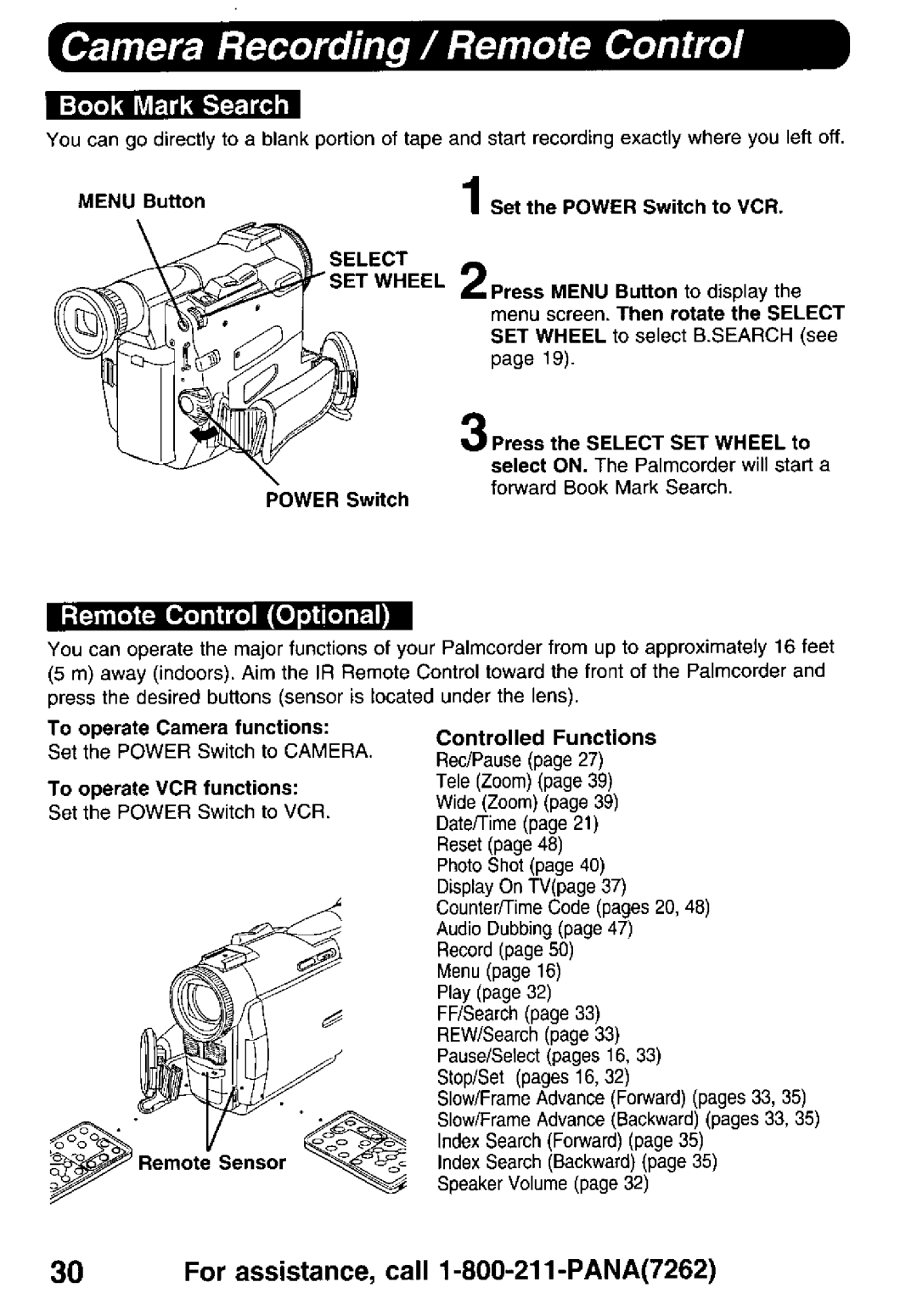 Panasonic PV-DV900 manual 