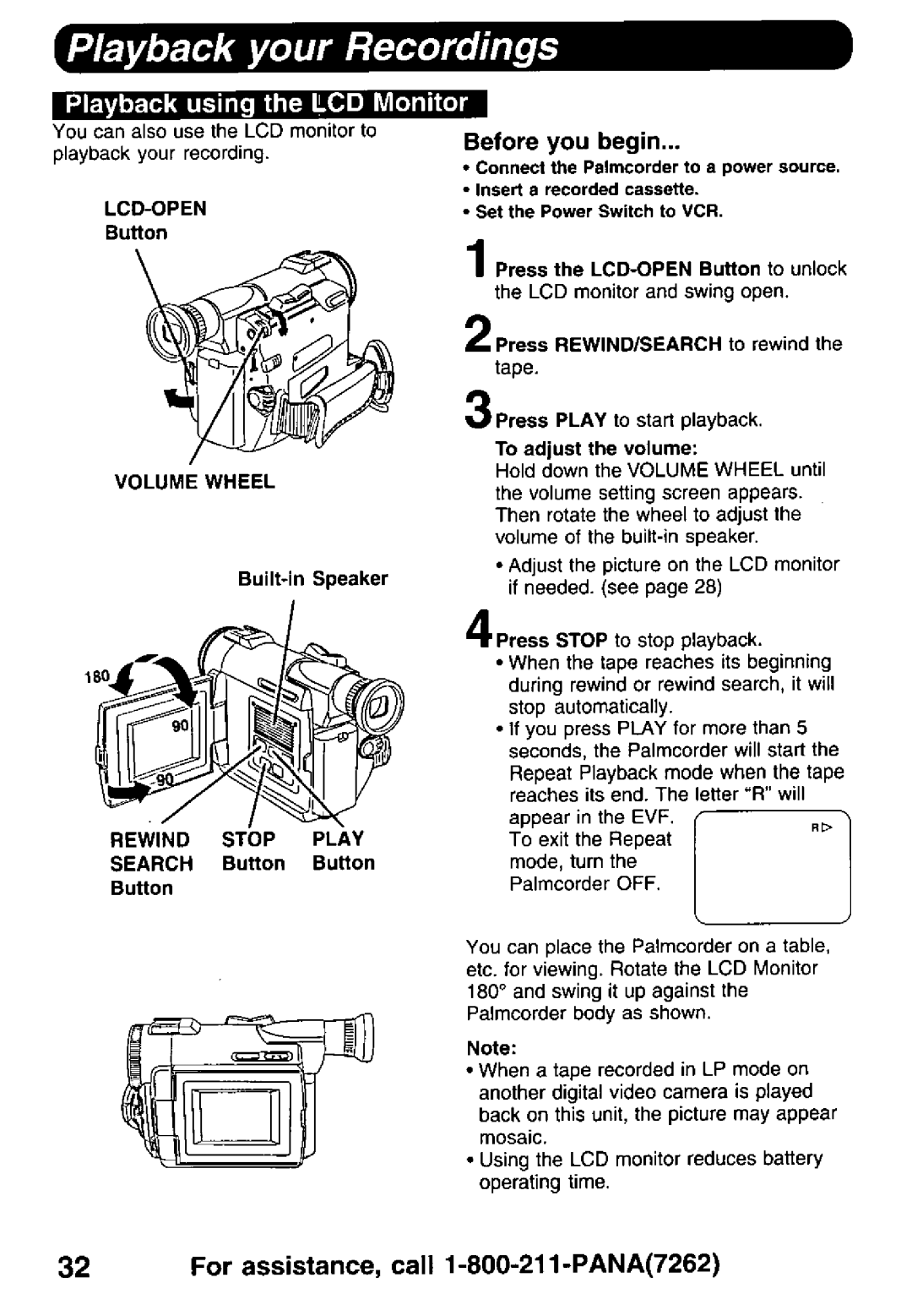 Panasonic PV-DV900 manual 