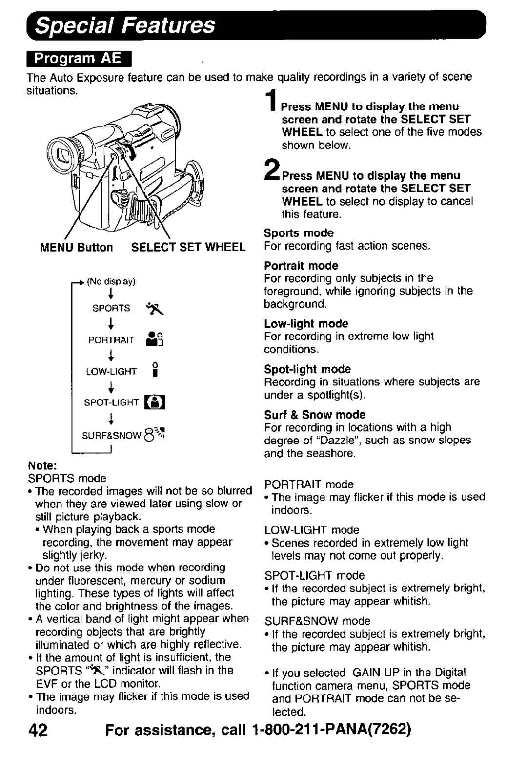 Panasonic PV-DV900 manual 