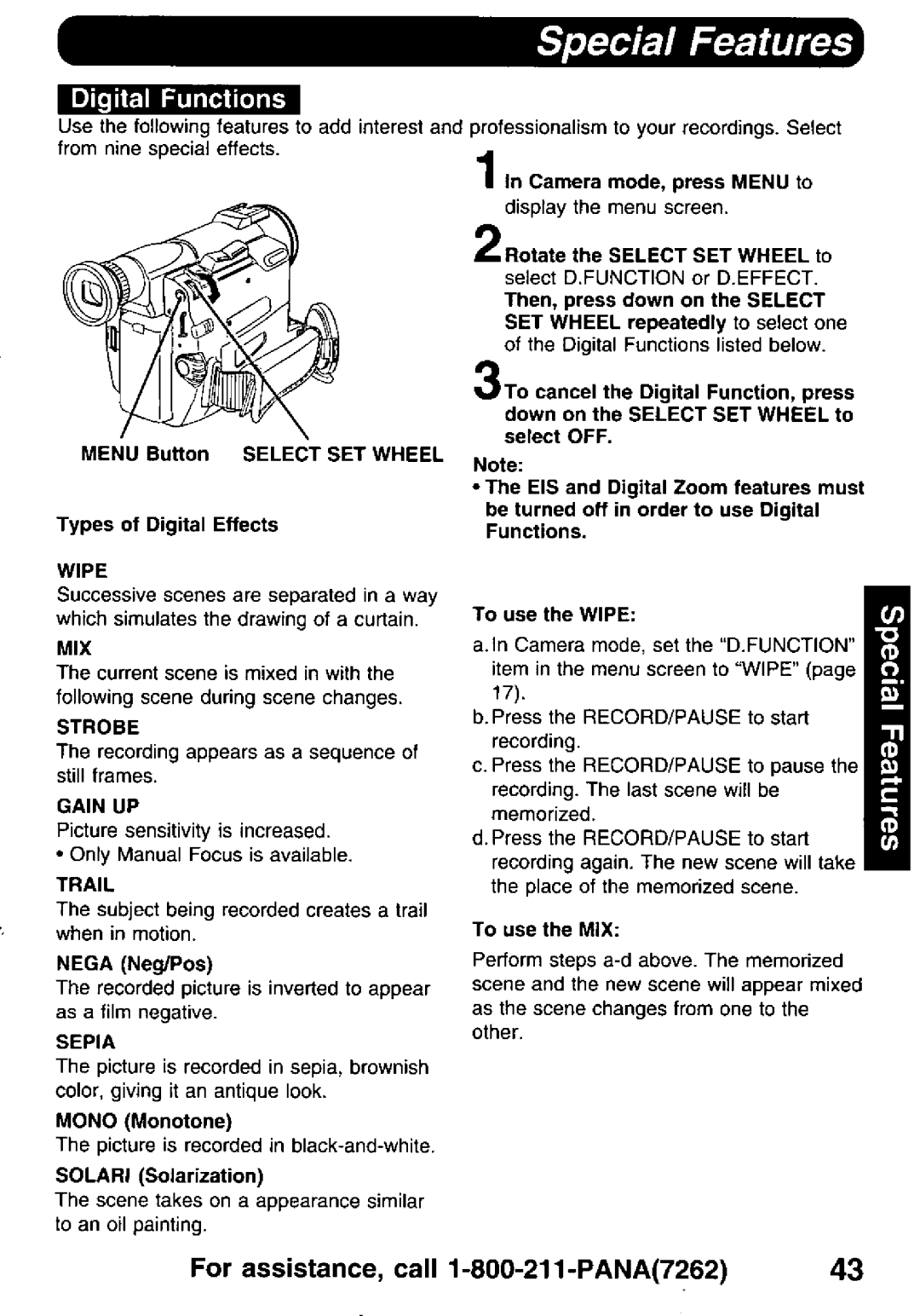 Panasonic PV-DV900 manual 