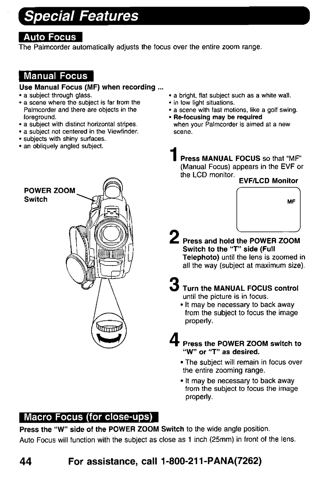 Panasonic PV-DV900 manual 