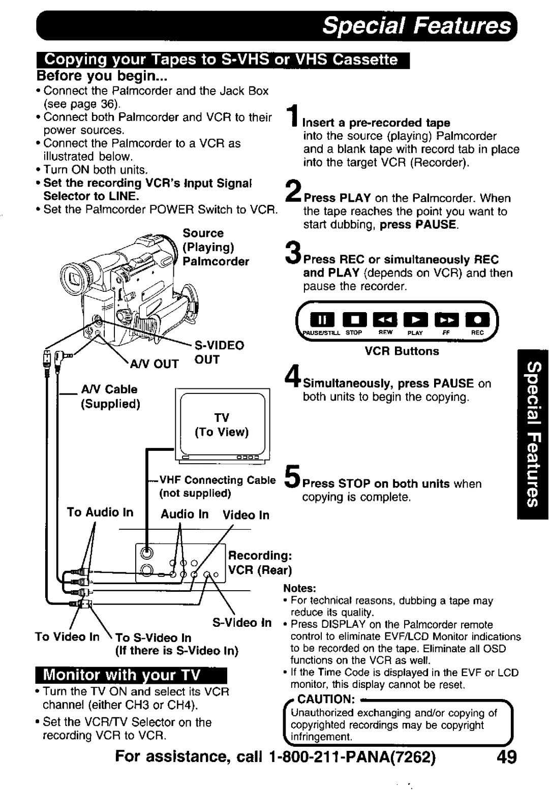 Panasonic PV-DV900 manual 