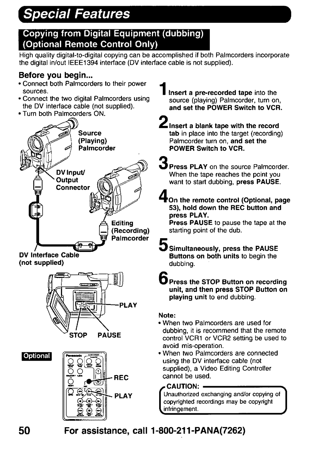 Panasonic PV-DV900 manual 