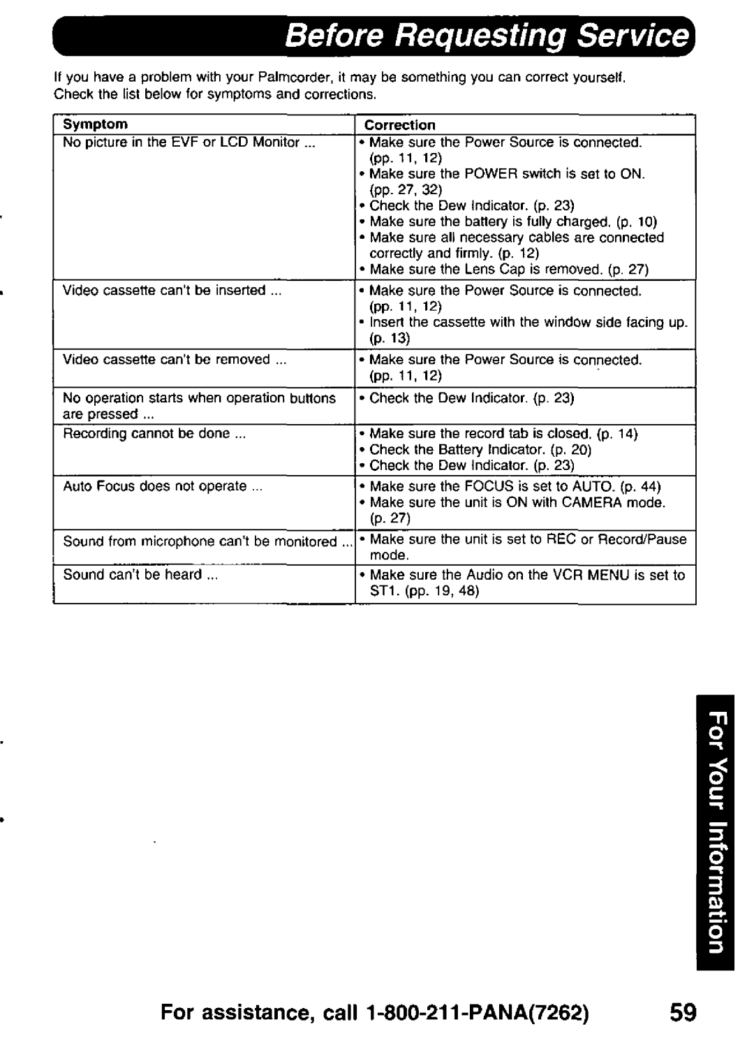 Panasonic PV-DV900 manual 