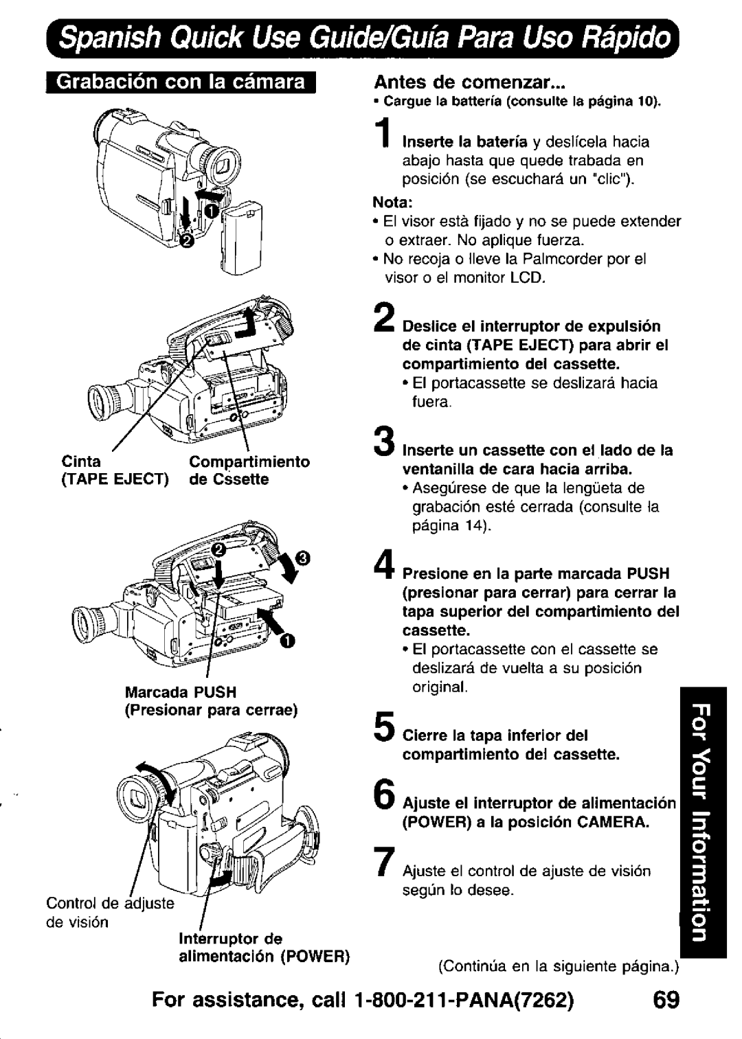 Panasonic PV-DV900 manual 