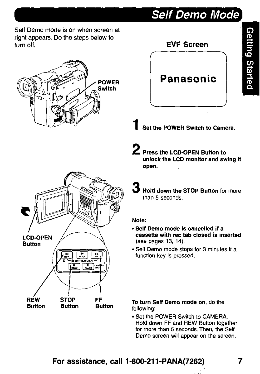 Panasonic PV-DV900 manual 