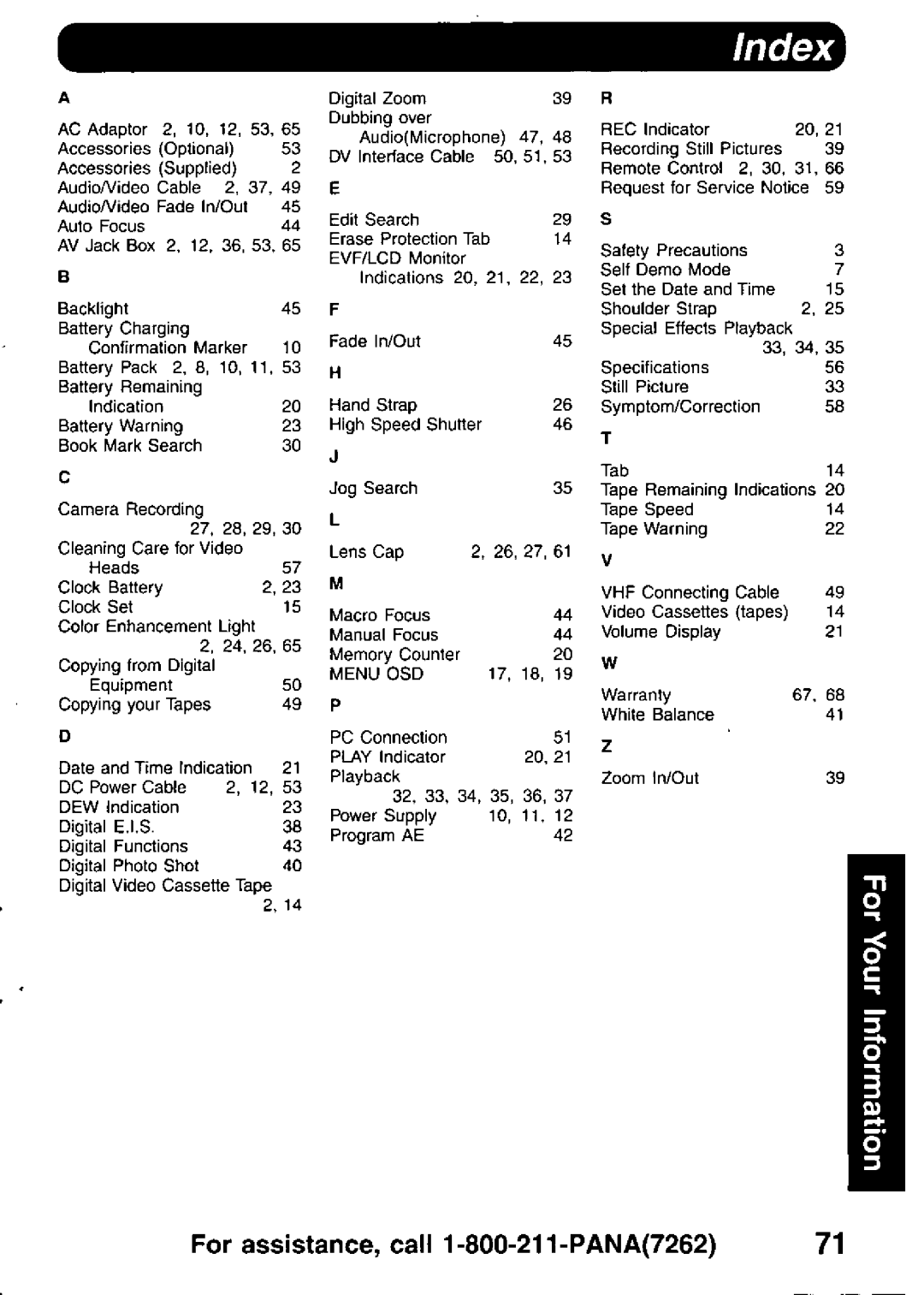 Panasonic PV-DV900 manual 