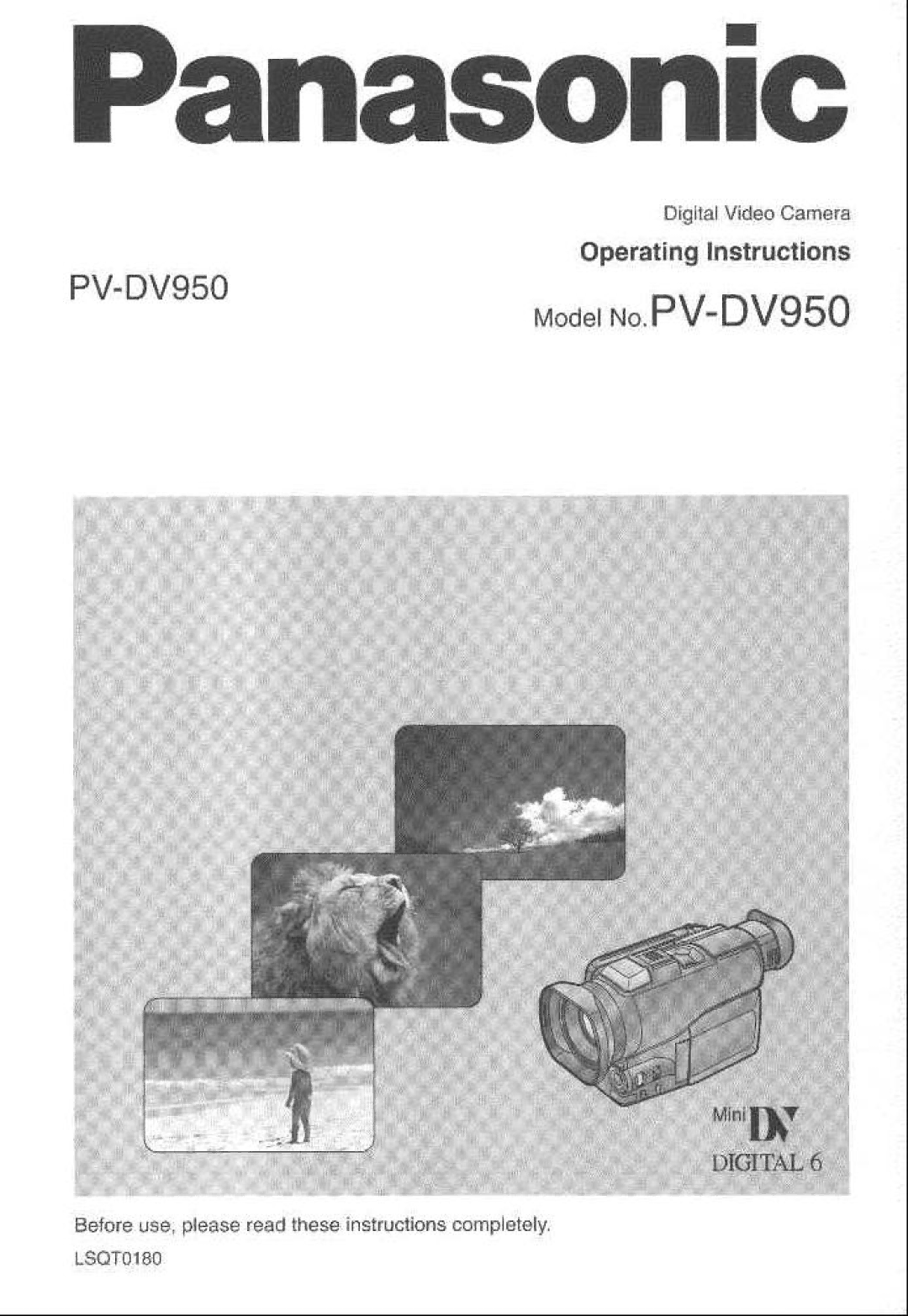 Panasonic PV-DV950 manual 