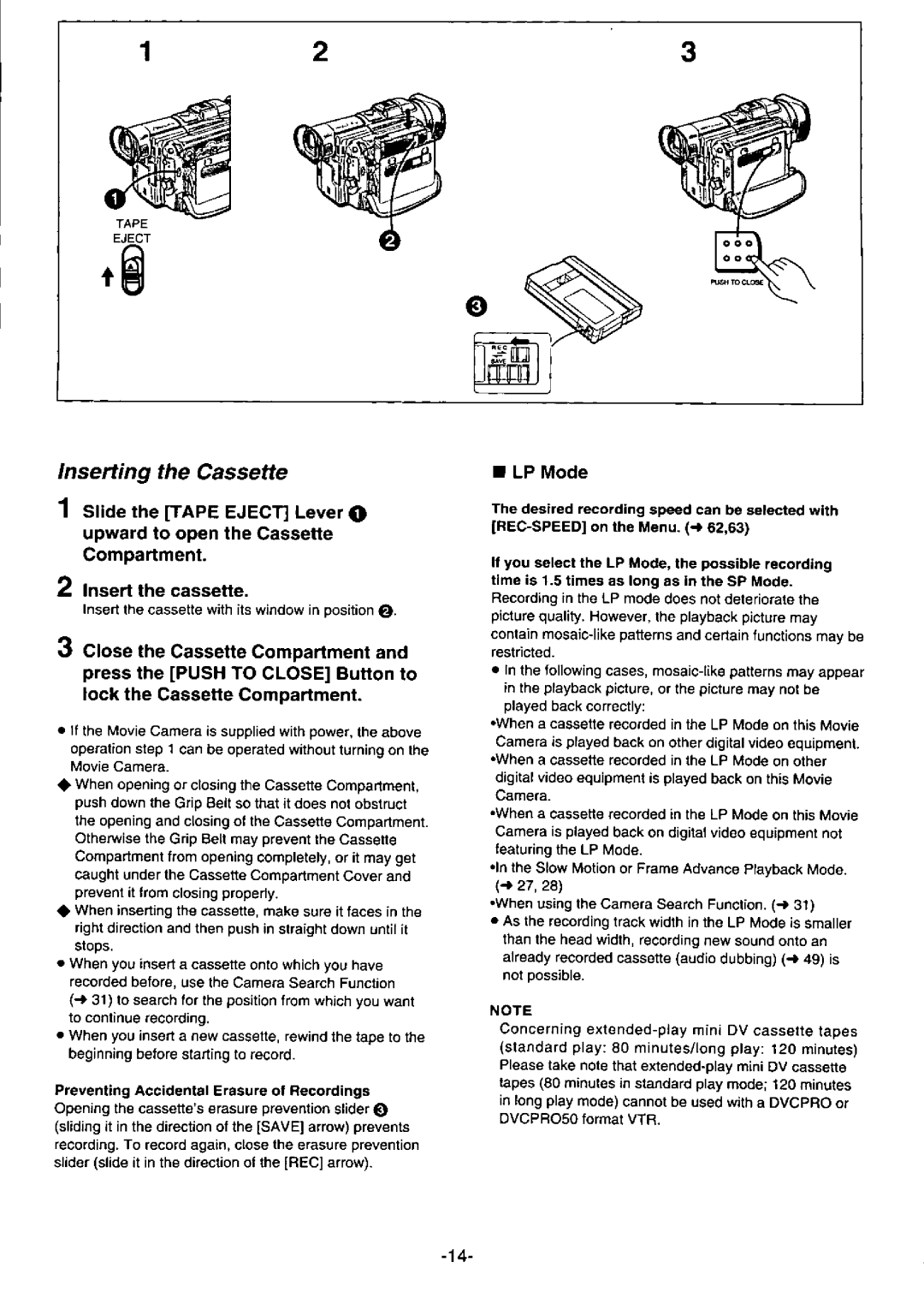 Panasonic PV-DV950 manual 