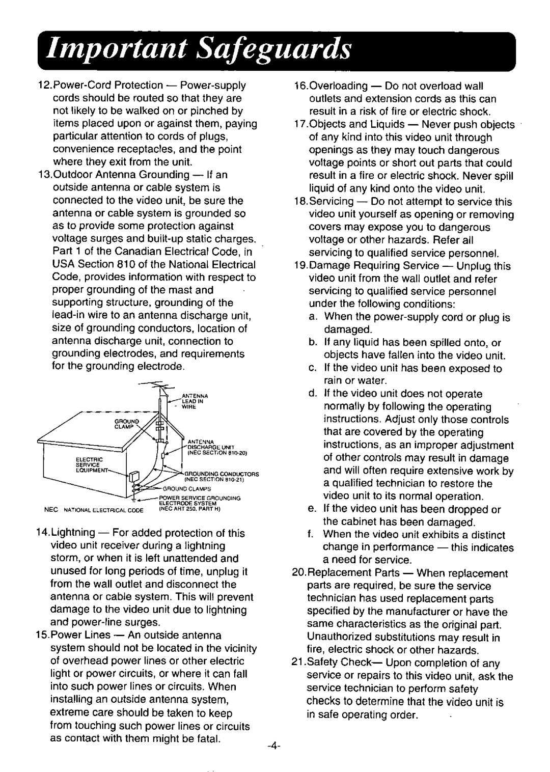 Panasonic PV-DV950 manual 