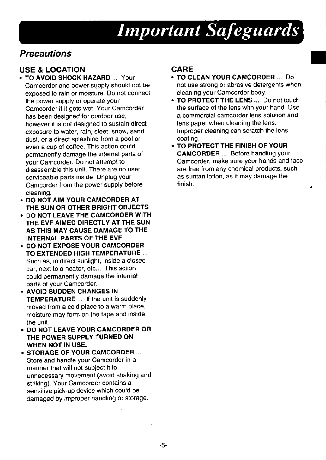 Panasonic PV-DV950 manual 