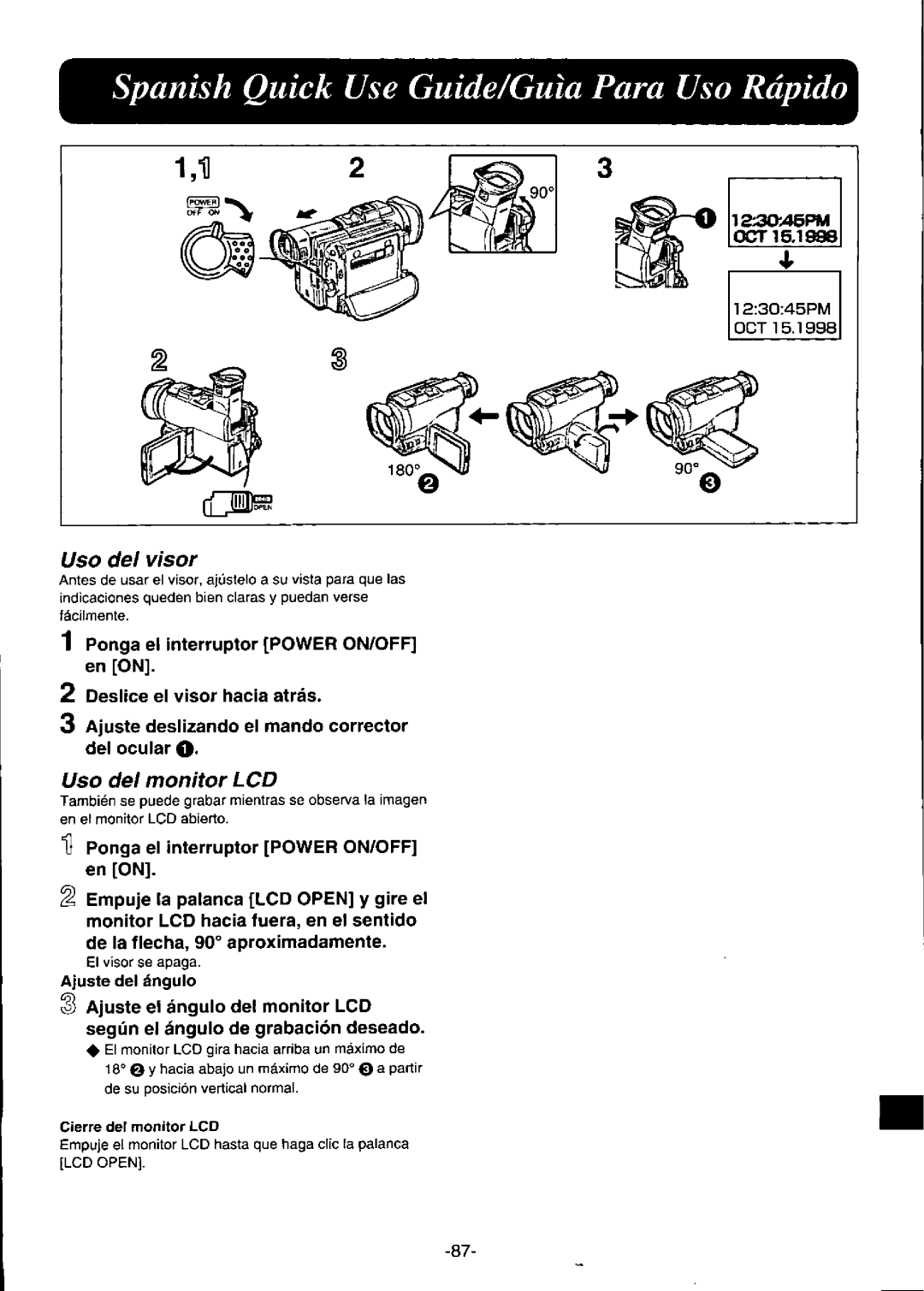 Panasonic PV-DV950 manual 