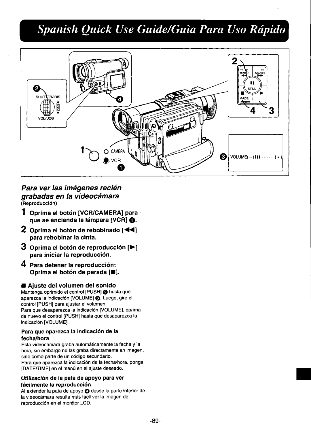 Panasonic PV-DV950 manual 