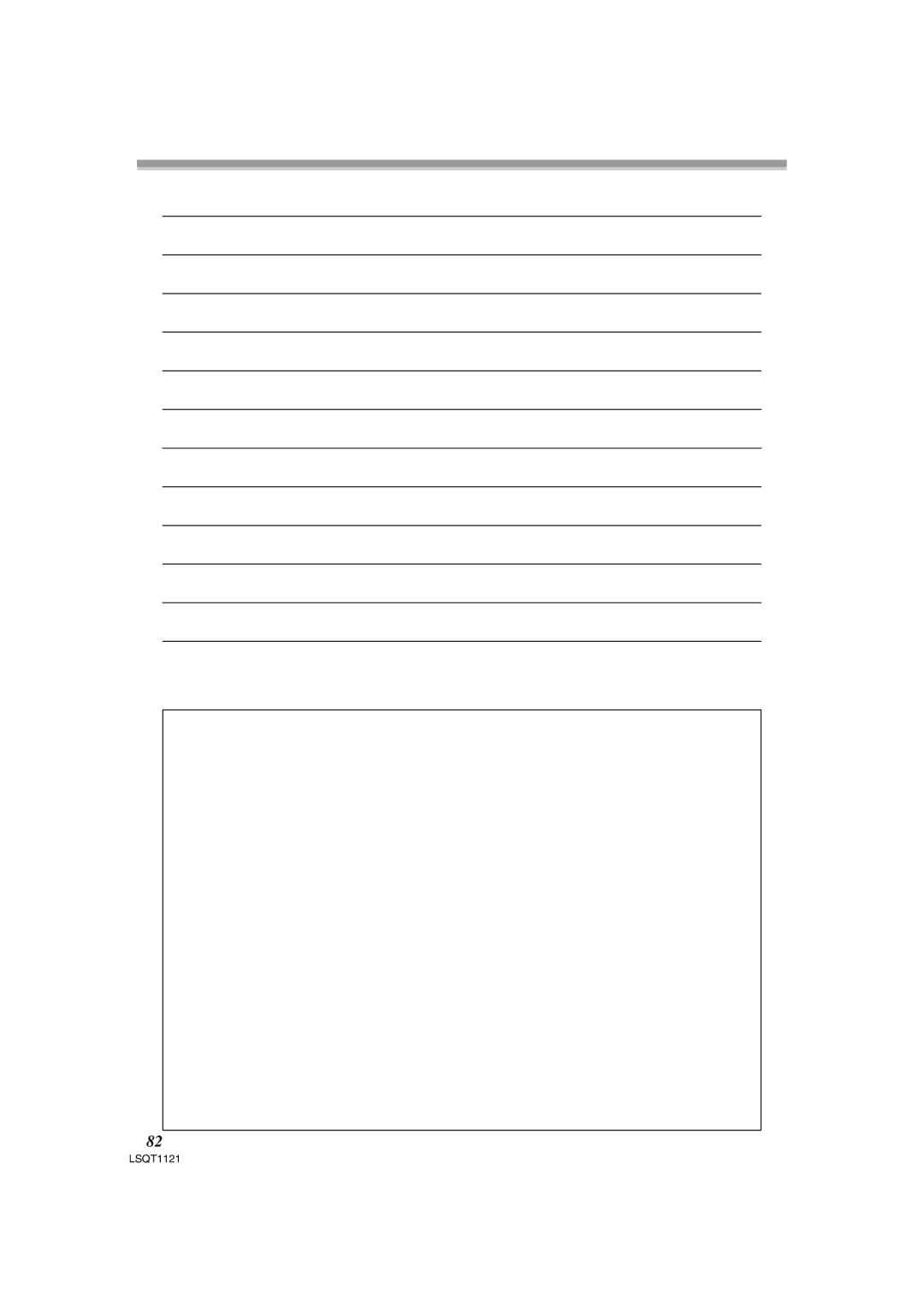 Panasonic PV-GS80 operating instructions LSQT1121 