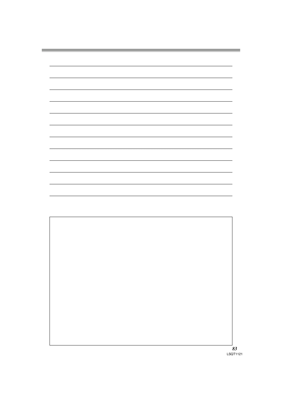 Panasonic PV-GS80 operating instructions LSQT1121 