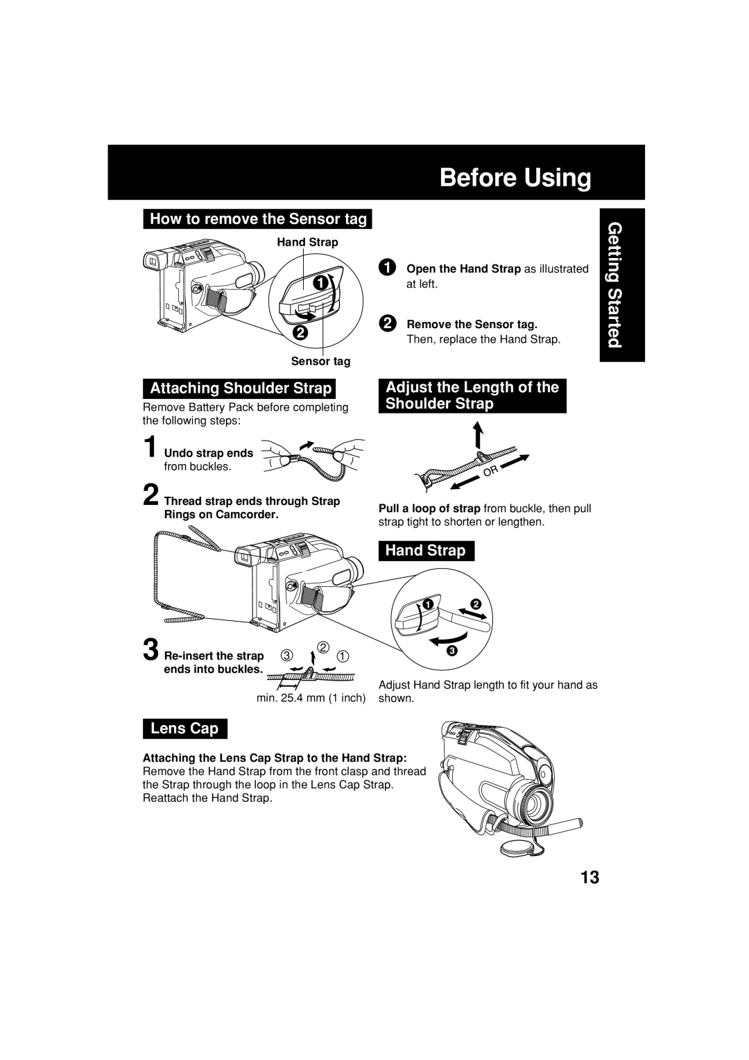 Panasonic PV-L354 operating instructions Before Using 