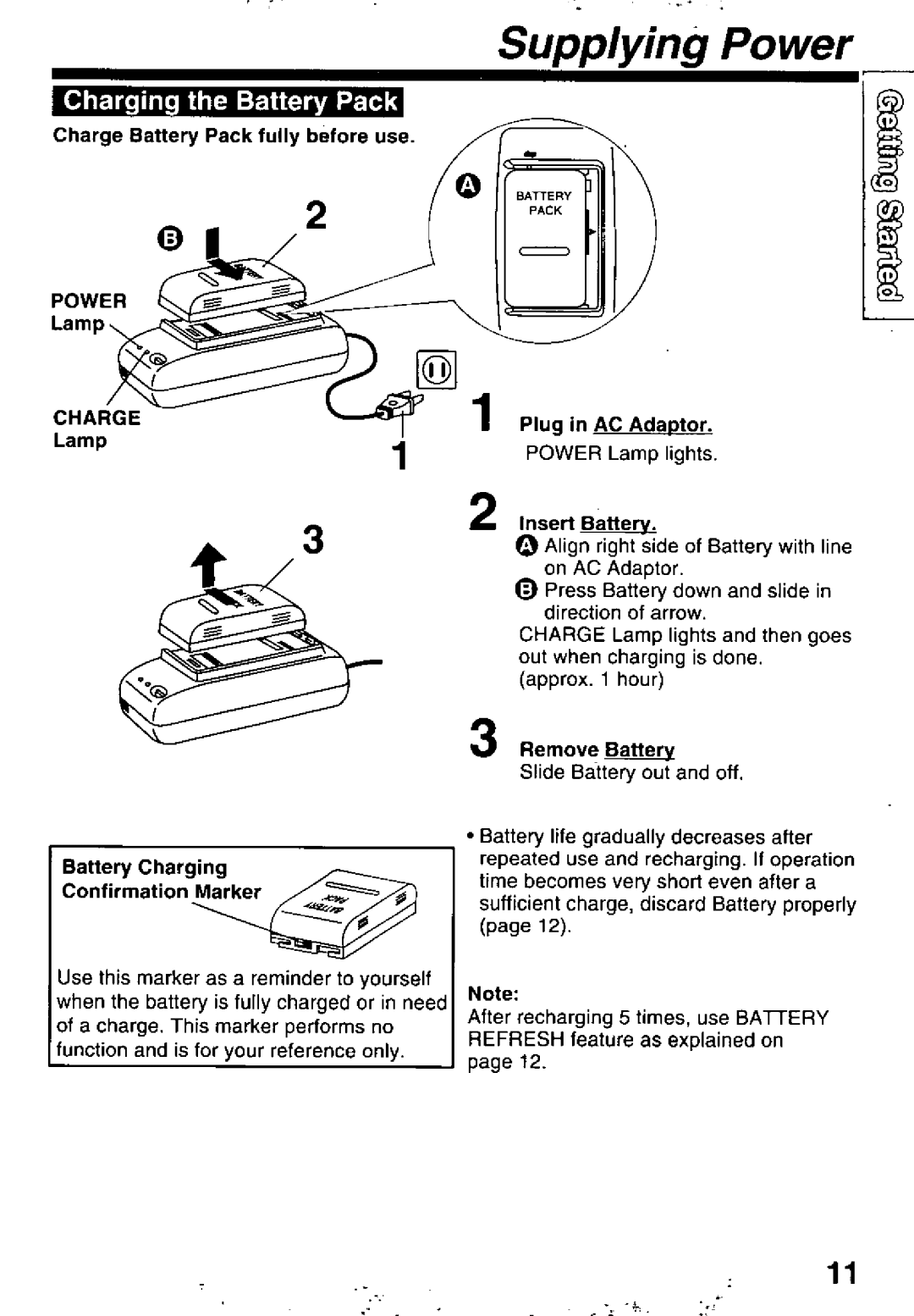 Panasonic PV-L60, PV-L50 manual 