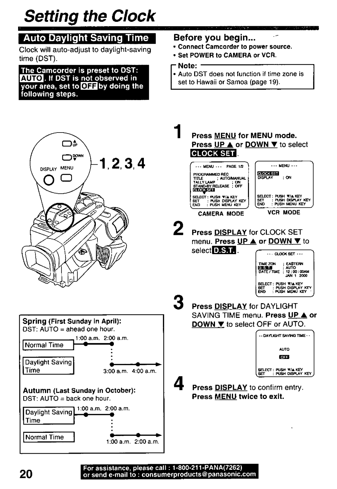 Panasonic PV-L50, PV-L60 manual 