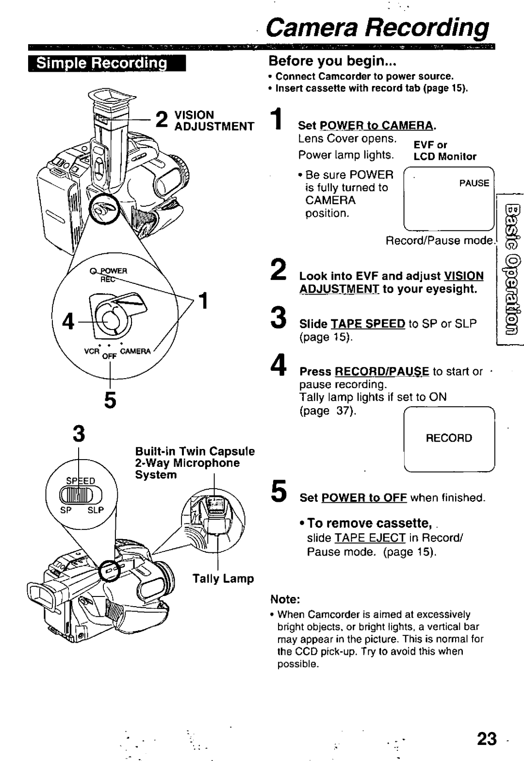 Panasonic PV-L60, PV-L50 manual 