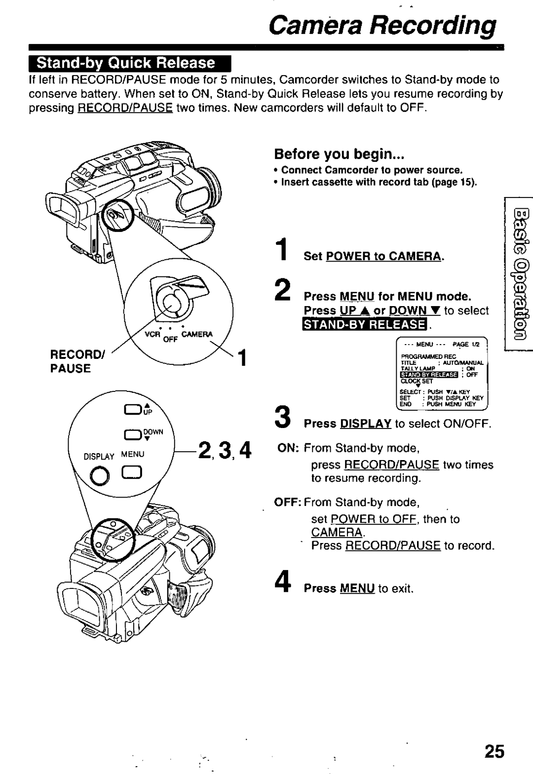 Panasonic PV-L60, PV-L50 manual 