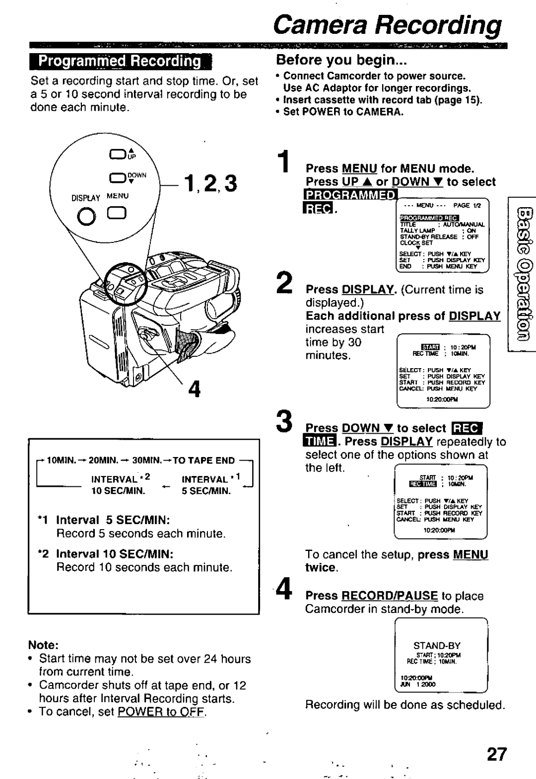 Panasonic PV-L60, PV-L50 manual 