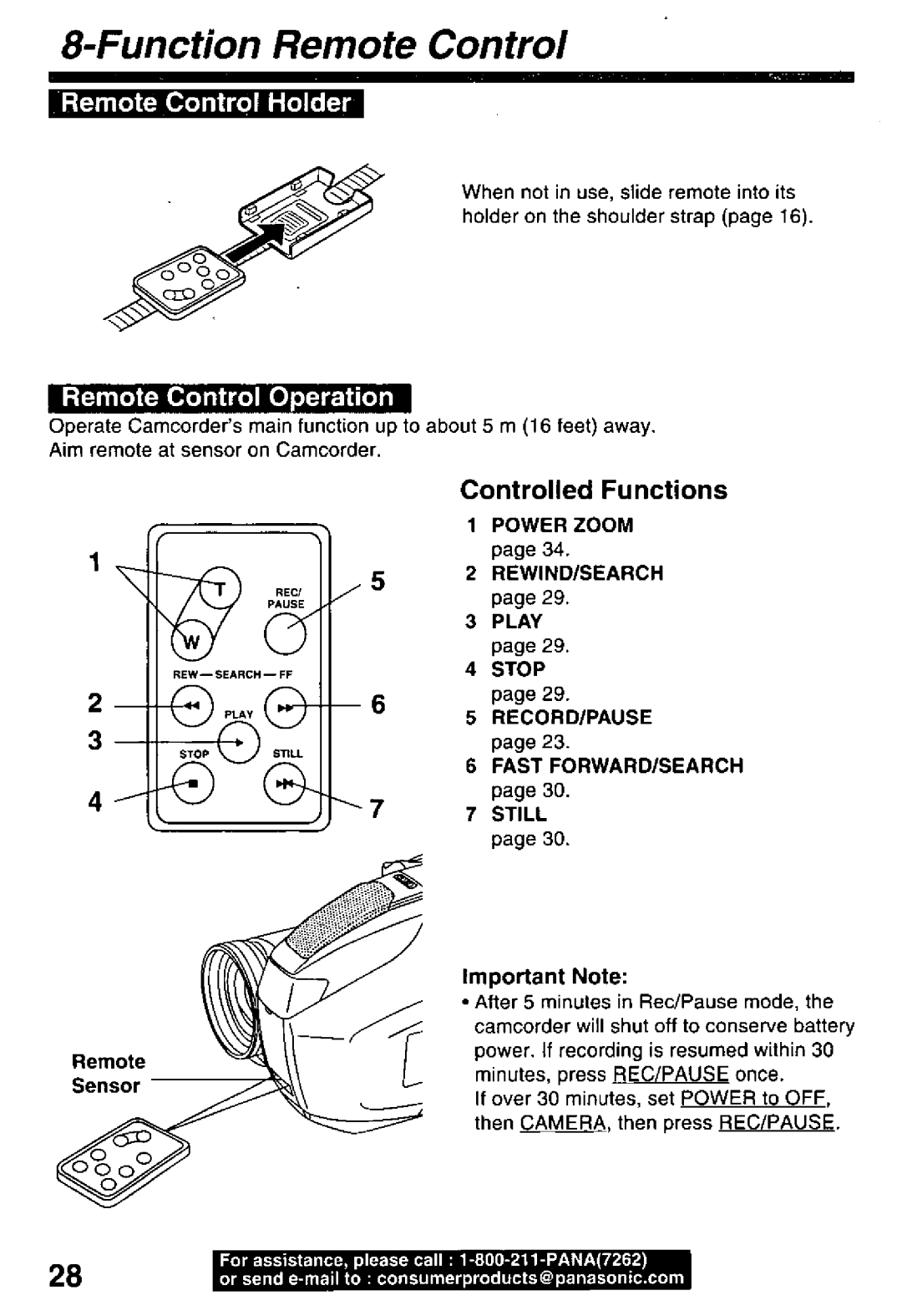 Panasonic PV-L50, PV-L60 manual 