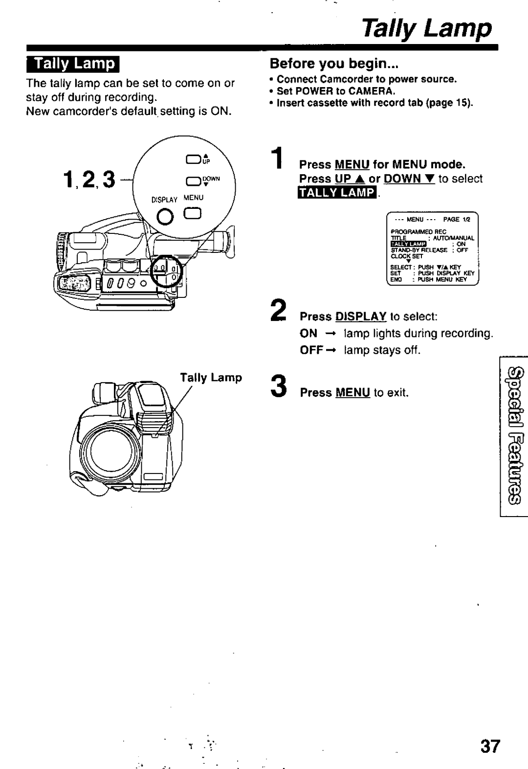 Panasonic PV-L60, PV-L50 manual 