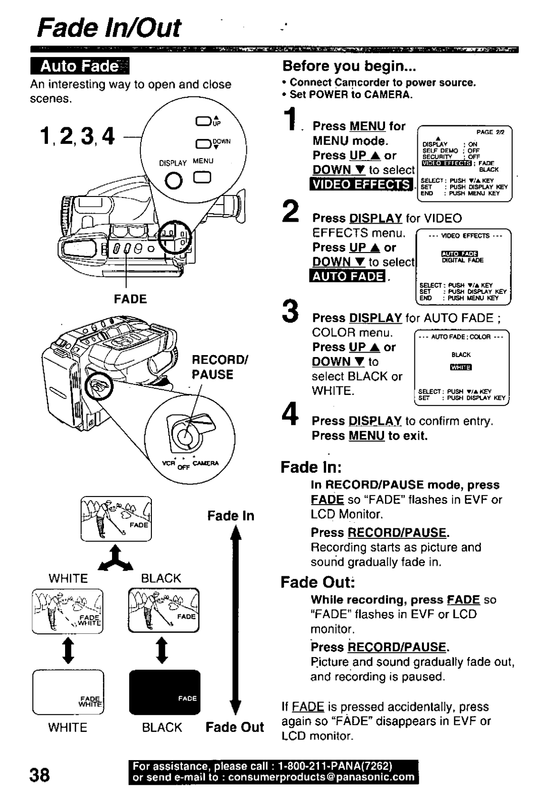 Panasonic PV-L50, PV-L60 manual 