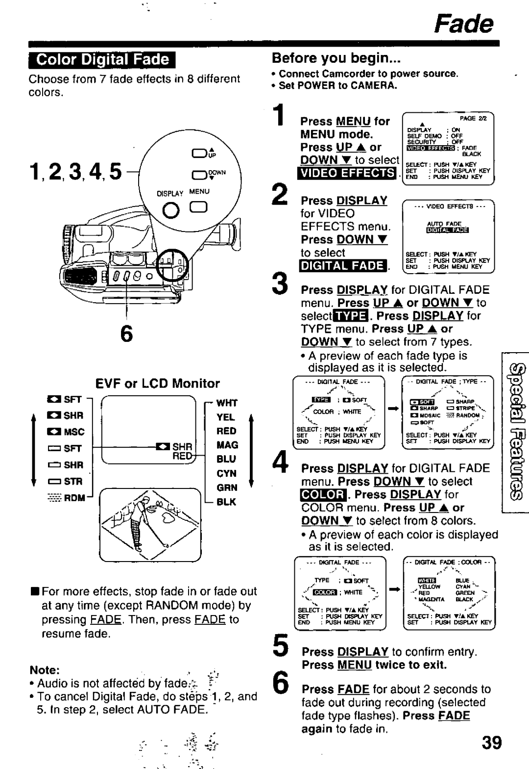 Panasonic PV-L60, PV-L50 manual 