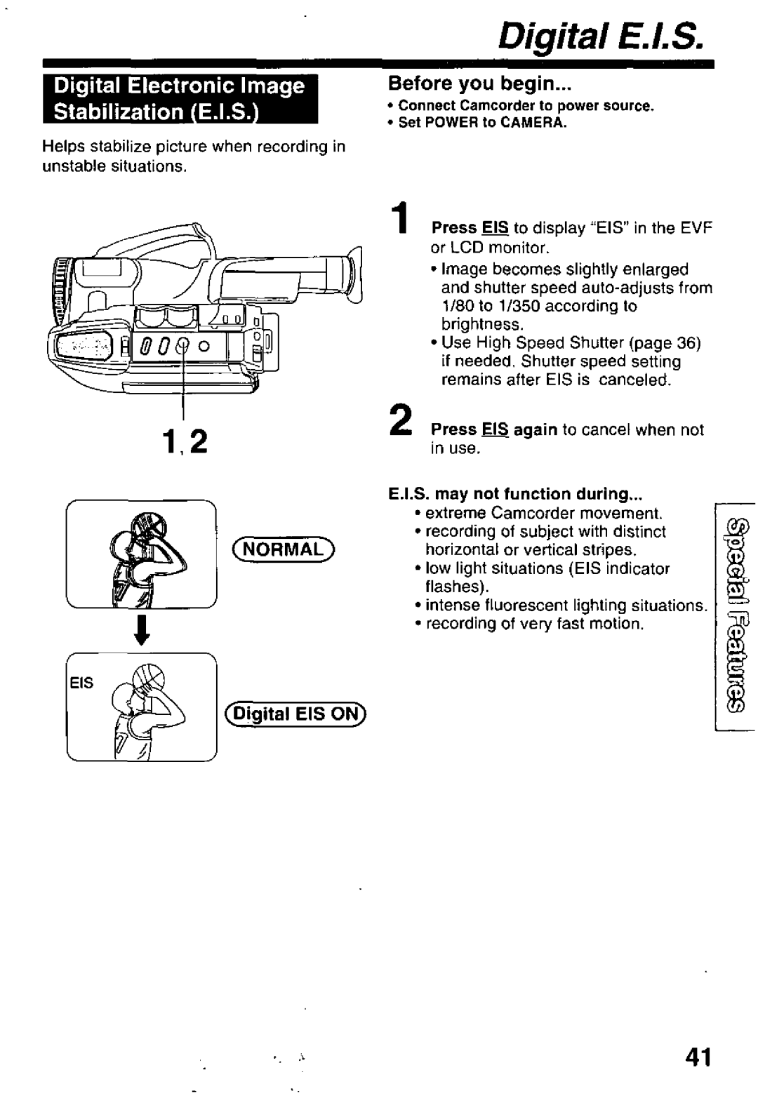 Panasonic PV-L60, PV-L50 manual 