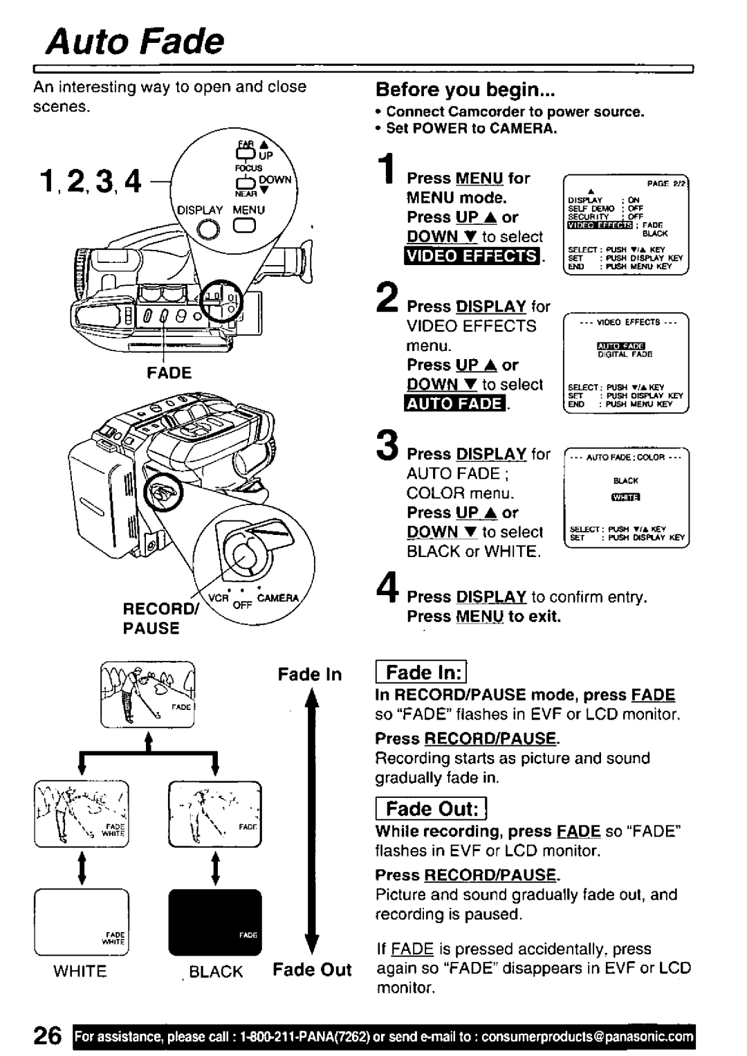 Panasonic PV-L501 manual 