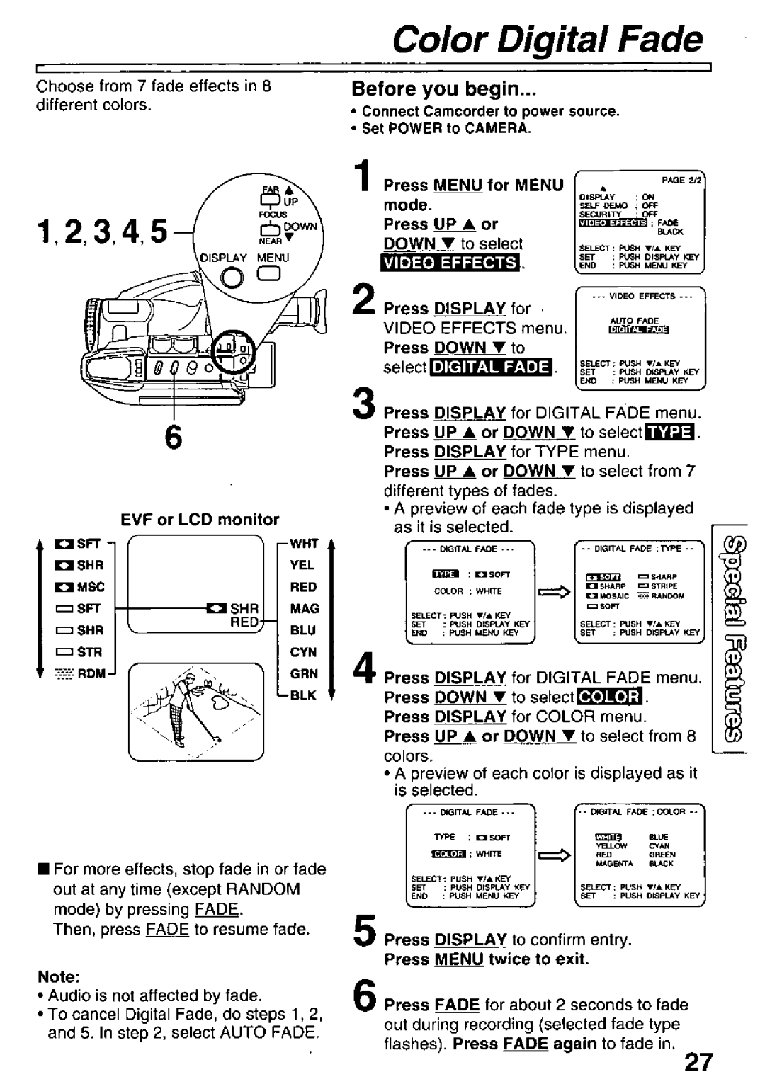 Panasonic PV-L501 manual 