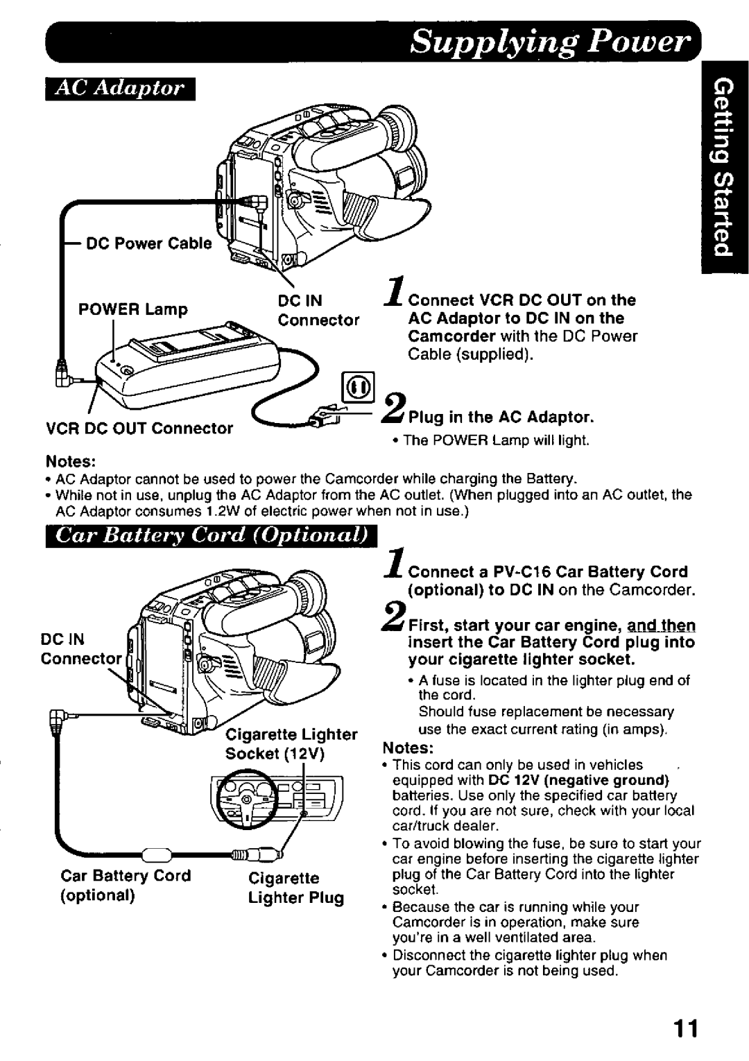 Panasonic PV-L578 manual 