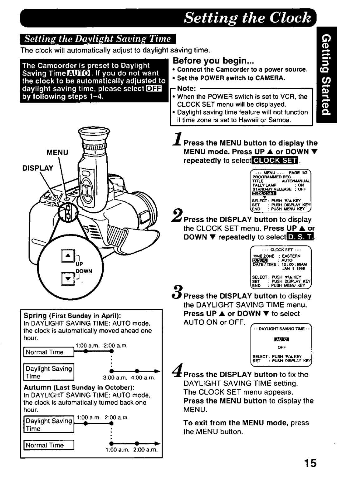 Panasonic PV-L578 manual 