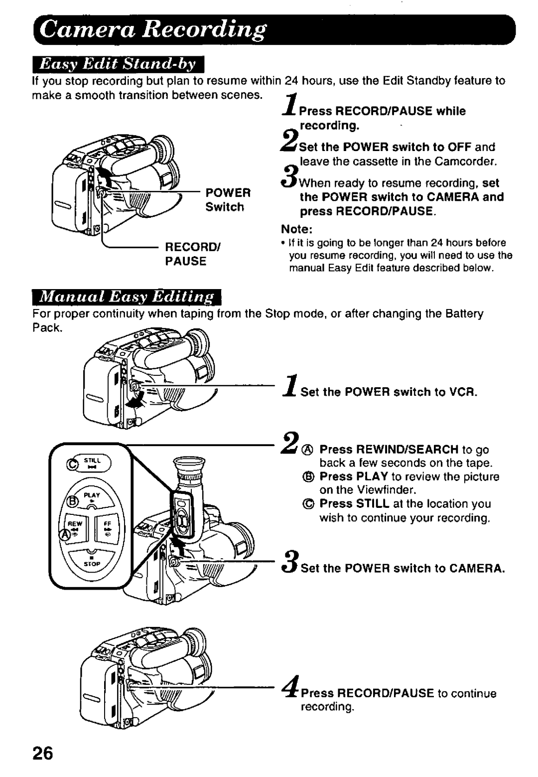 Panasonic PV-L578 manual 