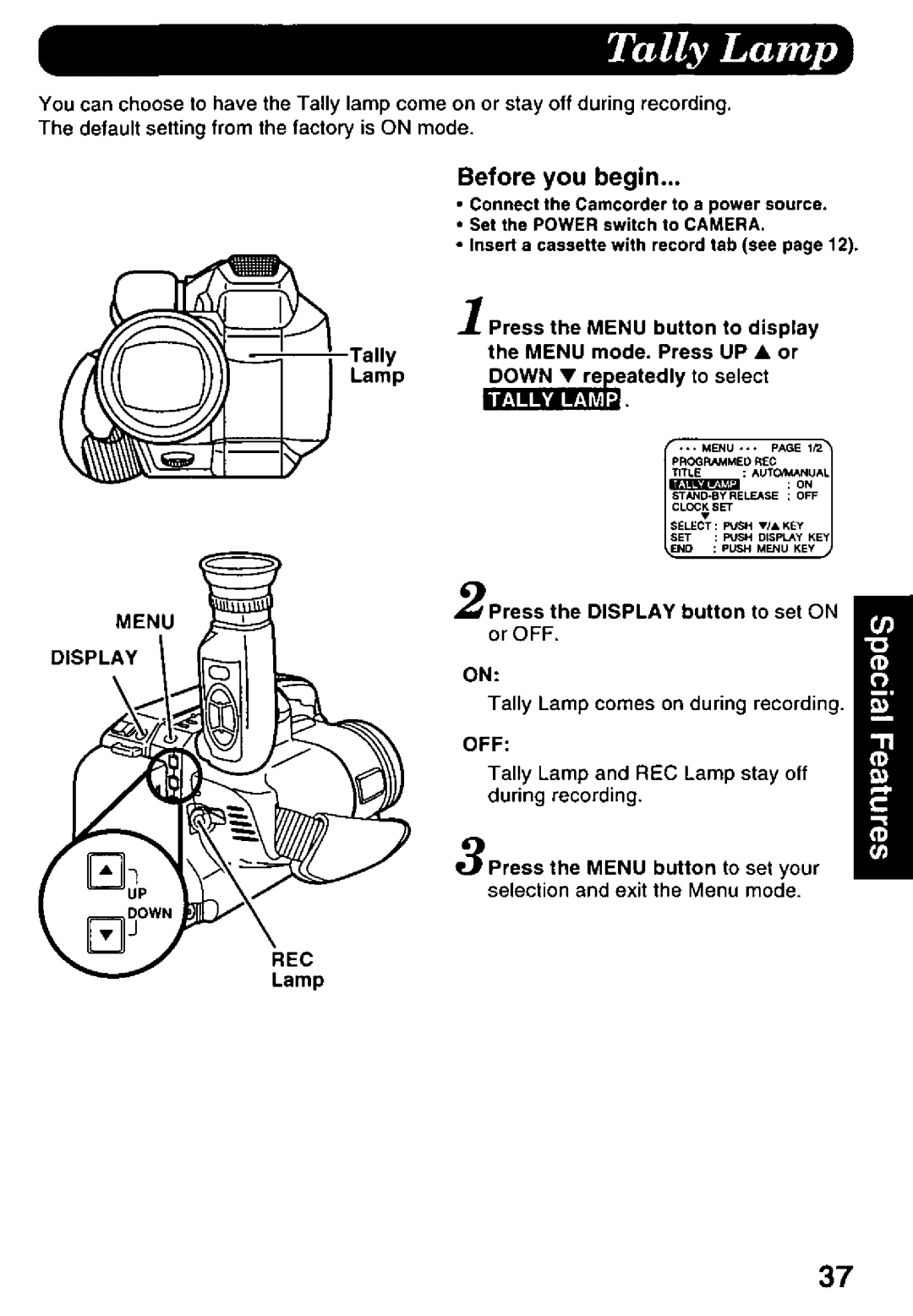 Panasonic PV-L578 manual 