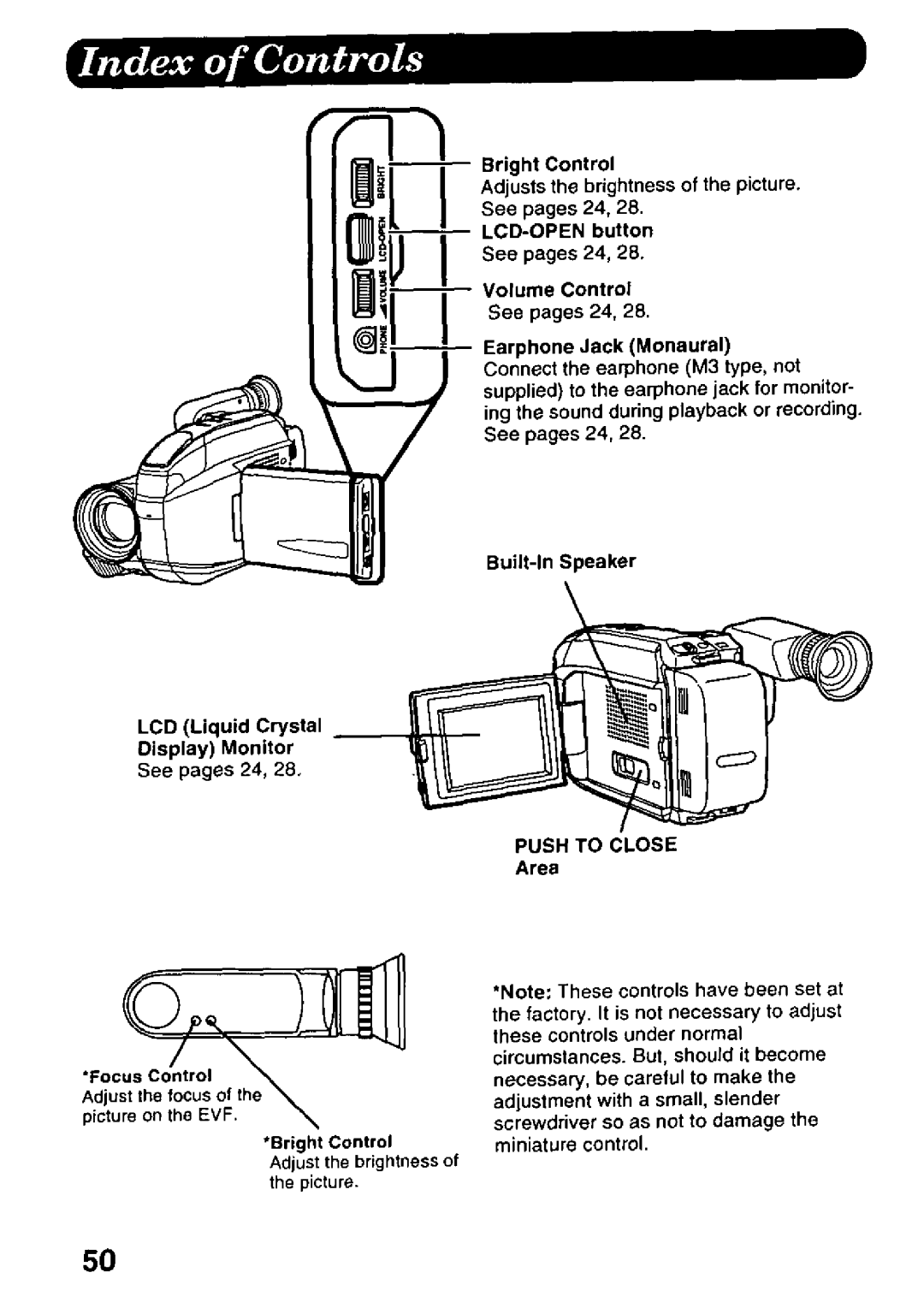 Panasonic PV-L578 manual 