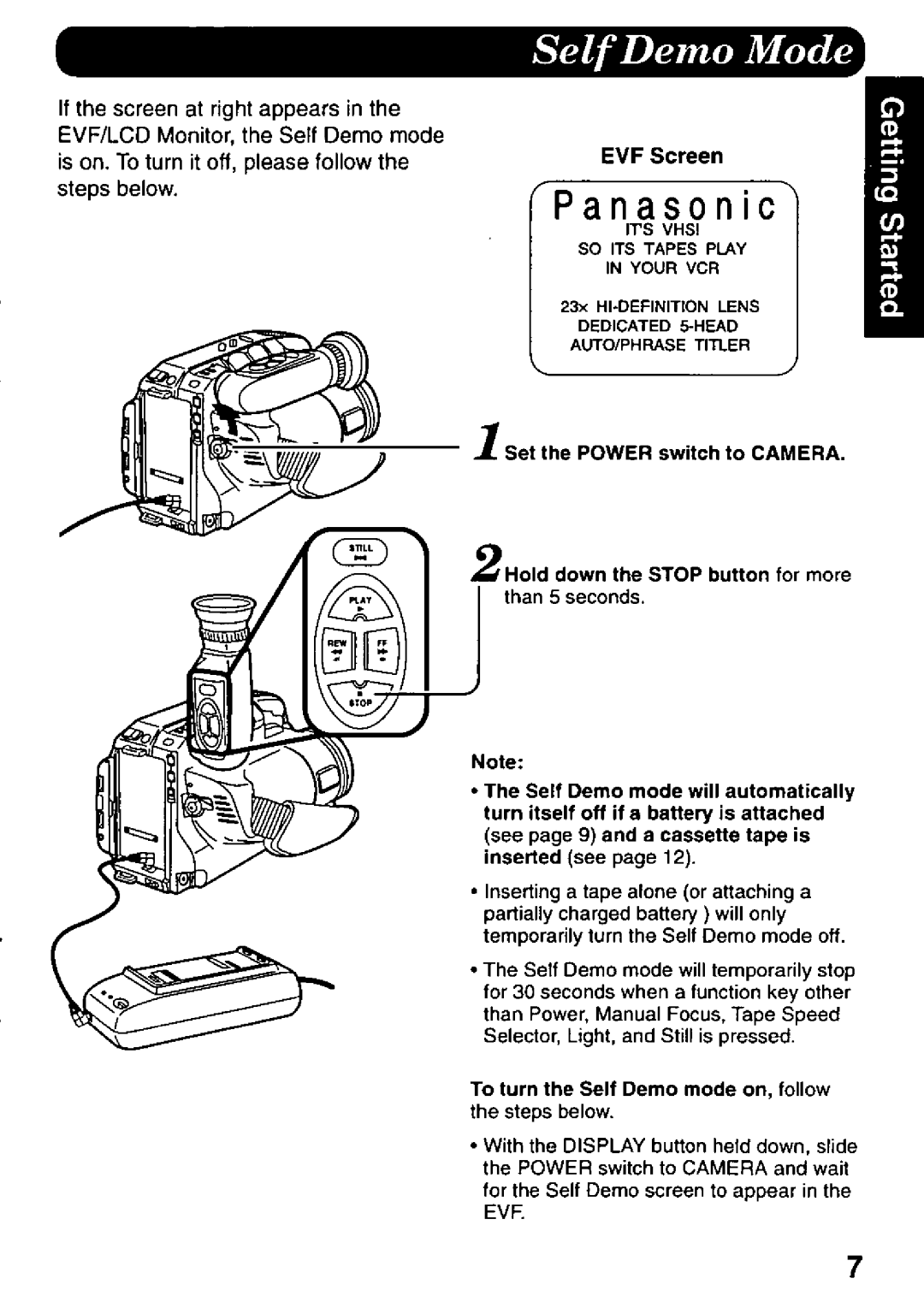 Panasonic PV-L578 manual 