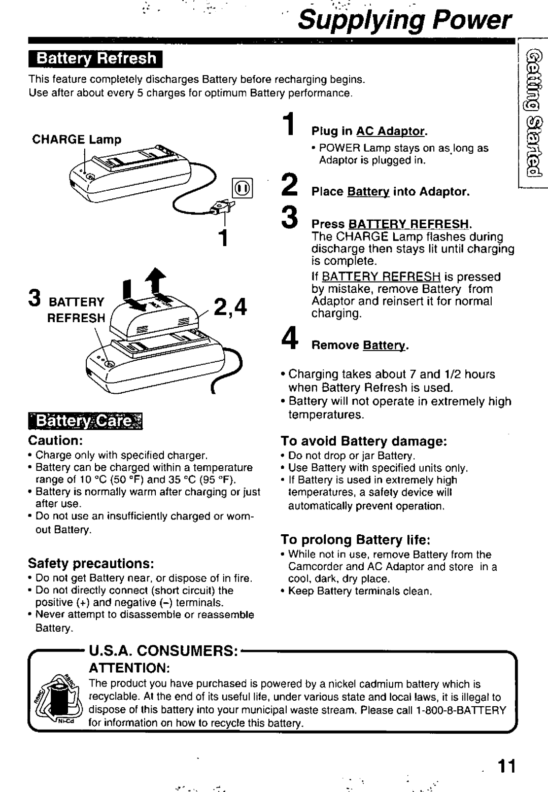 Panasonic PV-L600 manual 