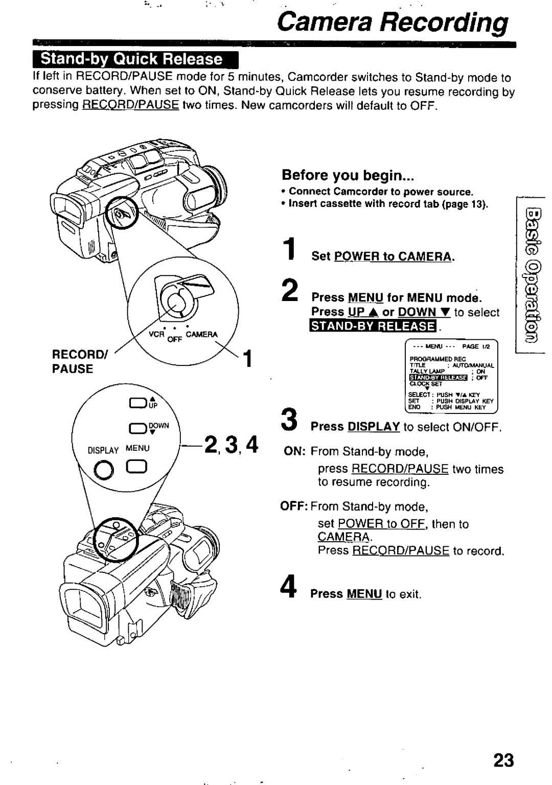 Panasonic PV-L600 manual 