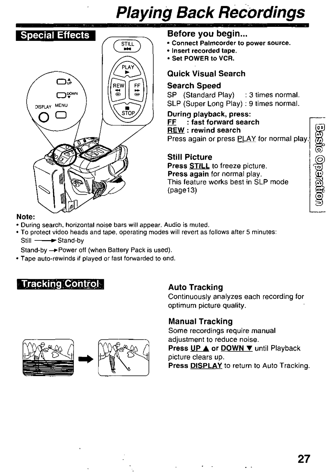 Panasonic PV-L600 manual 