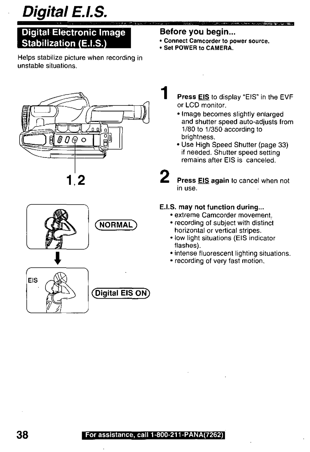 Panasonic PV-L600 manual 