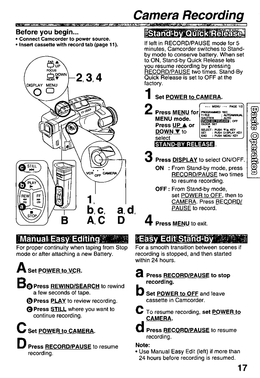 Panasonic PV-L551, PV-L601, PV-L651 manual 