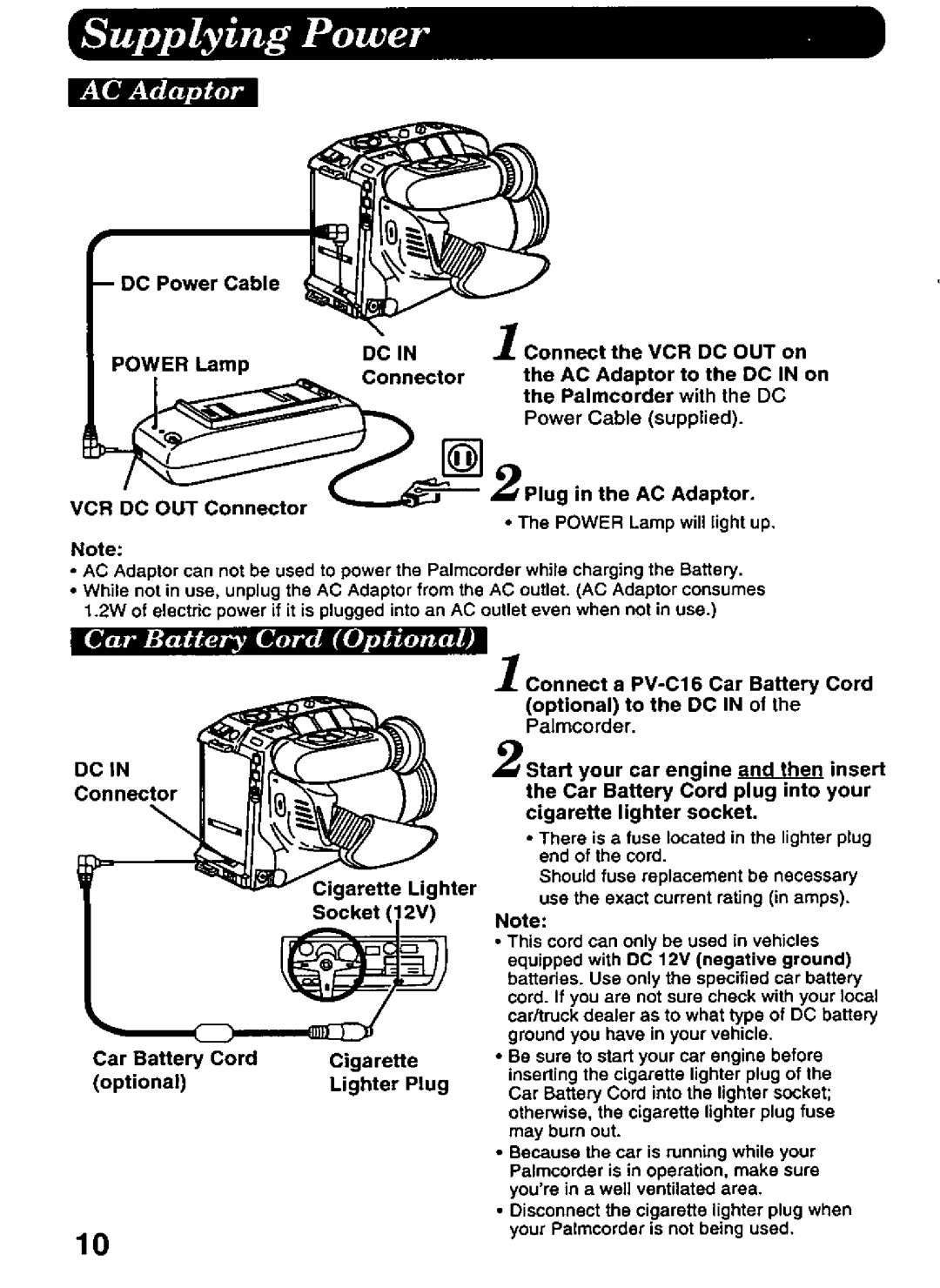 Panasonic PV-L606 manual 