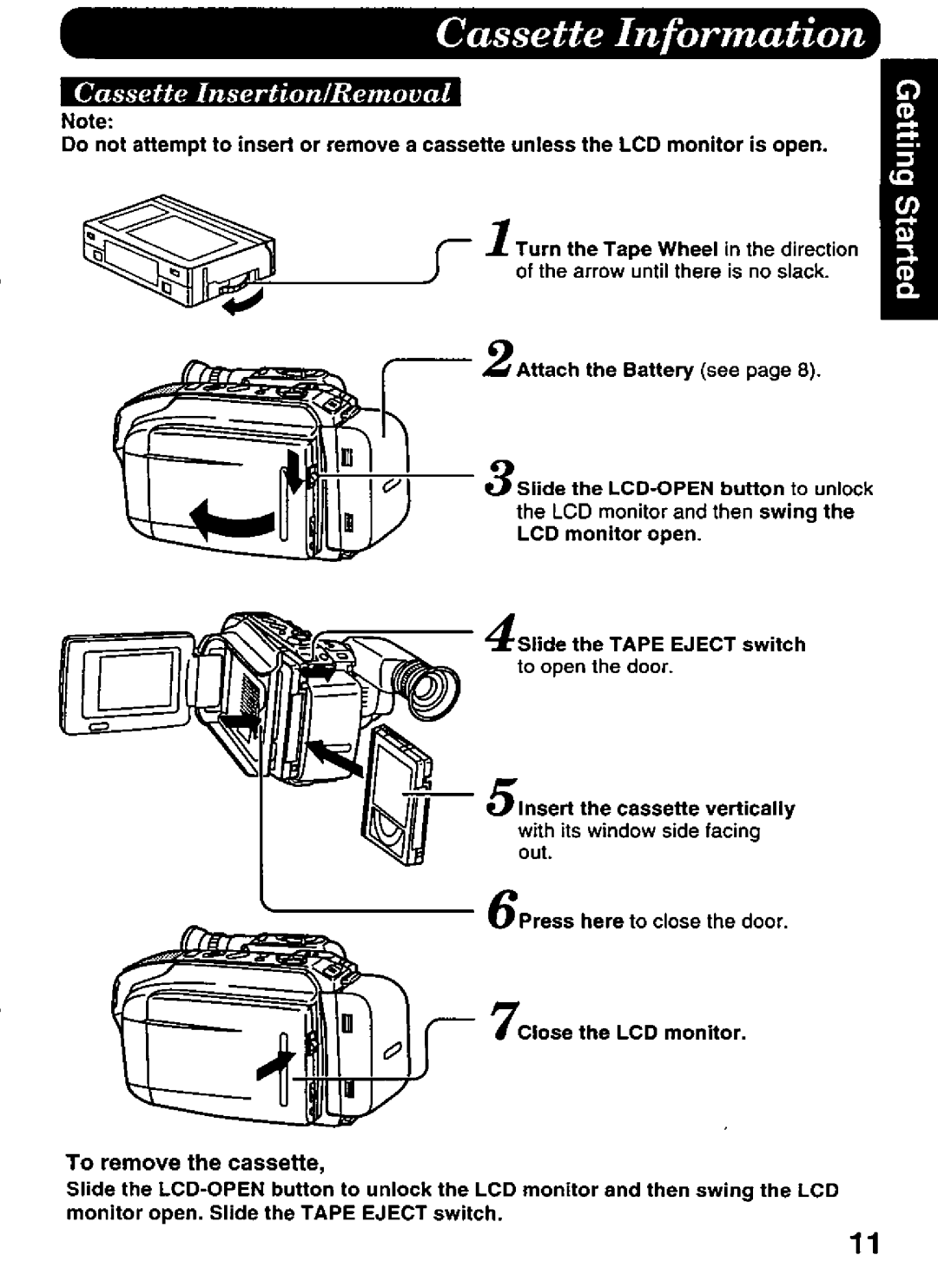 Panasonic PV-L606 manual 