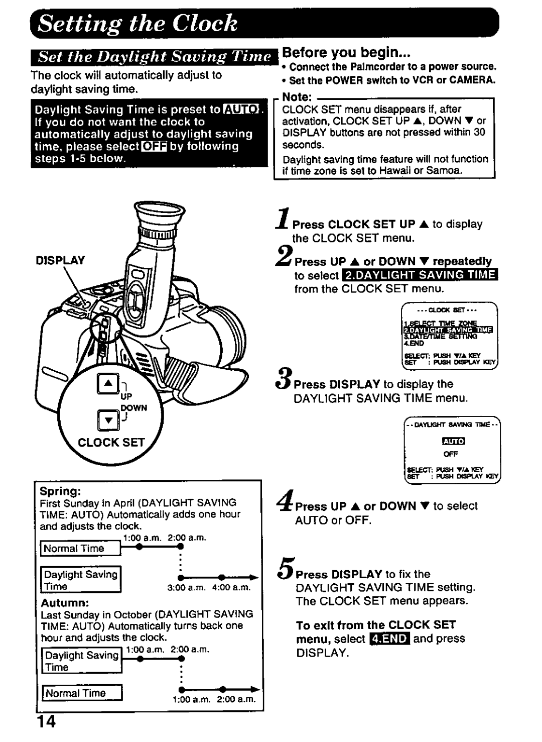 Panasonic PV-L606 manual 